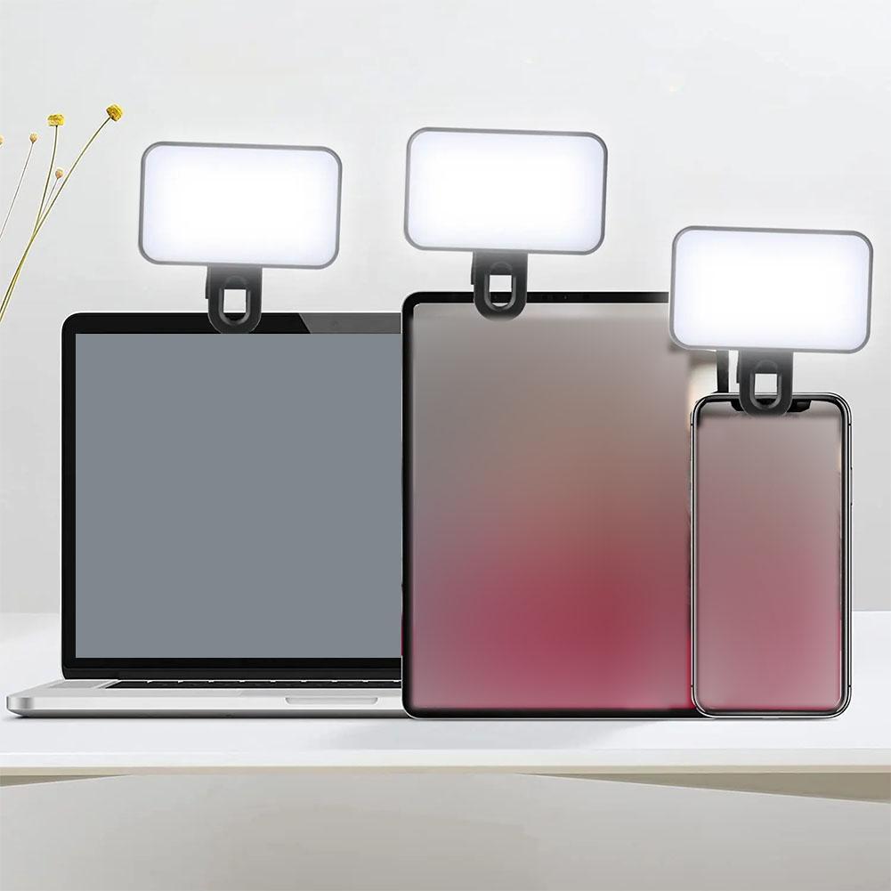 Computer & Mobile Phone LED Selfie Fill Light – Perfect for Video Calls, Streaming & Photography
