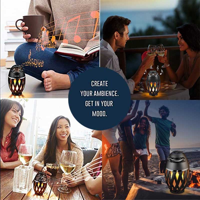 Flame Bluetooth Speaker – Stylish Home Décor & Sound