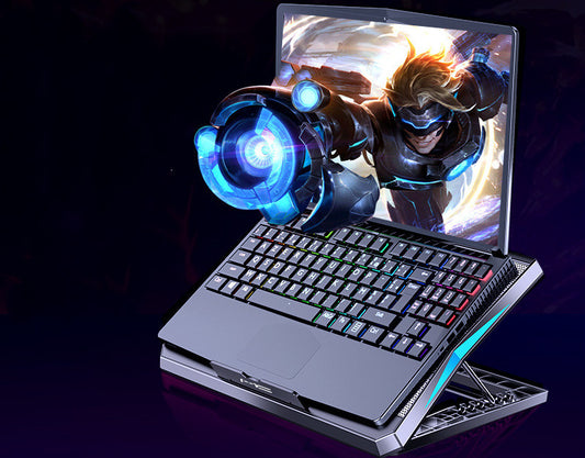 Laptop Radiator Foldable Desktop Cooling Base – Stay Cool & Work Efficiently!