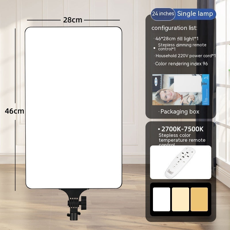 Live Photography Selfie Large Screen Flat Fill Light – Perfect for Streaming & Content Creation