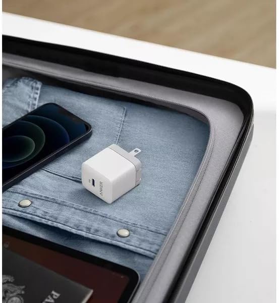 Anker PowerPort III 20W USB-C Fast Wall Charger – Compact Foldable Plug for iPhone 16 Series, Galaxy, Pixel, iPad – Quick Charging Adapter (Cable Not Included), A2631