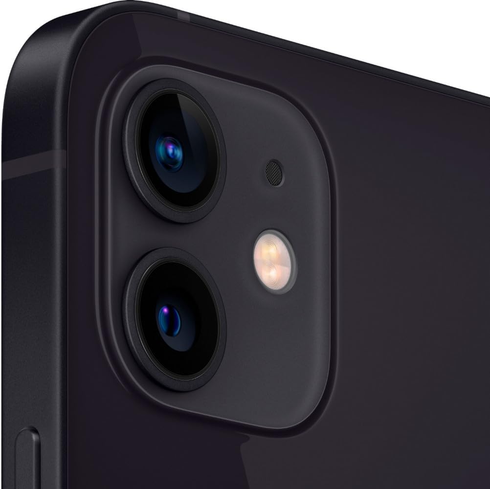 Apple iPhone 12, 64GB, Black – Fully Unlocked (Renewed) – A14 Bionic Chip, 6.1" Super Retina XDR Display, 5G Speed