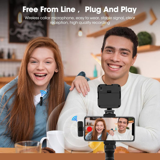 Vlogging Kit for Iphone & Android, Youtuber Starter Kit with LED Light, Compatible Video Vlog Kit with Microphone Tripod, Type-C,Content Creator Kit for Video Instagram Youtube Recording Facebook Live