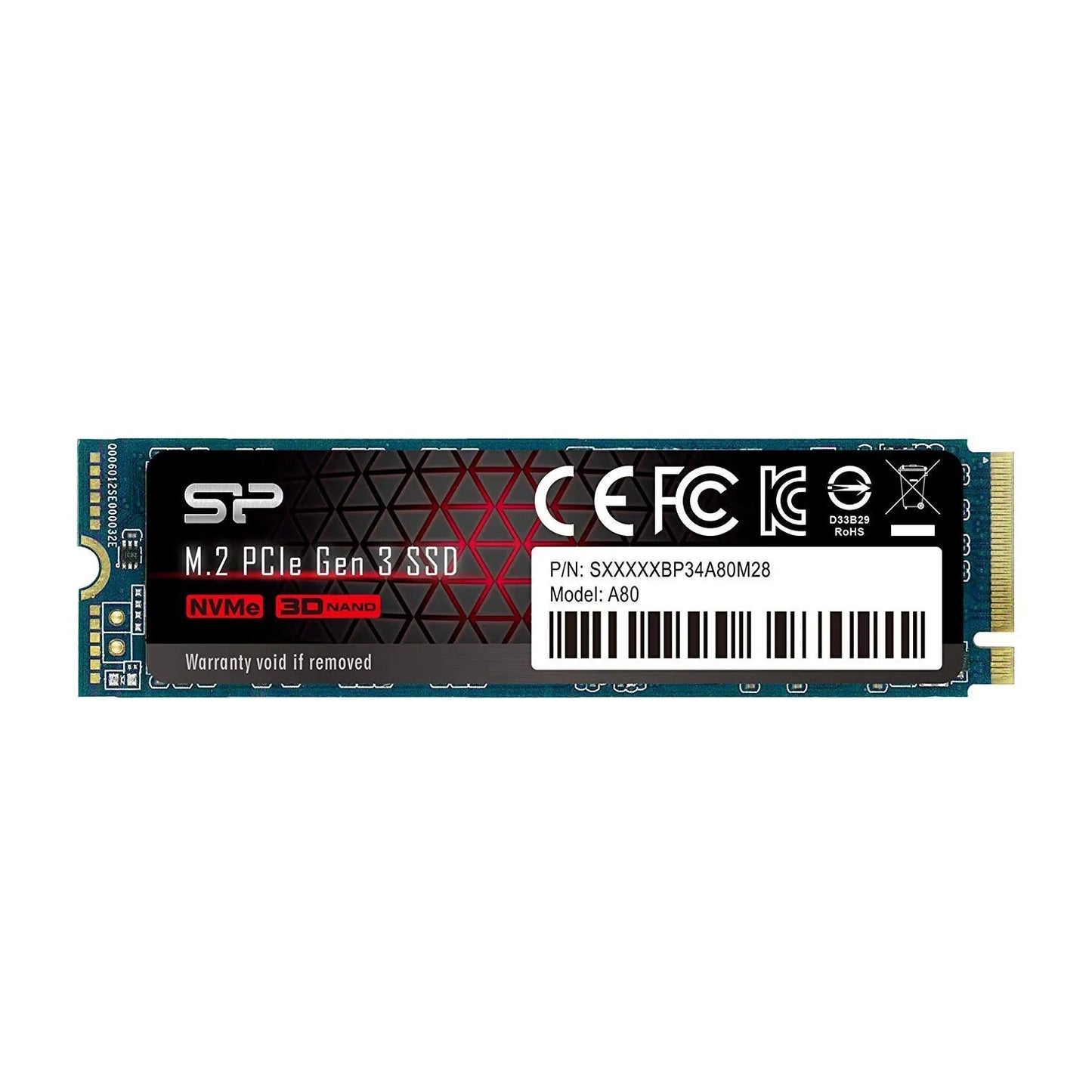 512GB PCS PCIe M.2 SSD (3500 MB/R, 3100 MB/W)