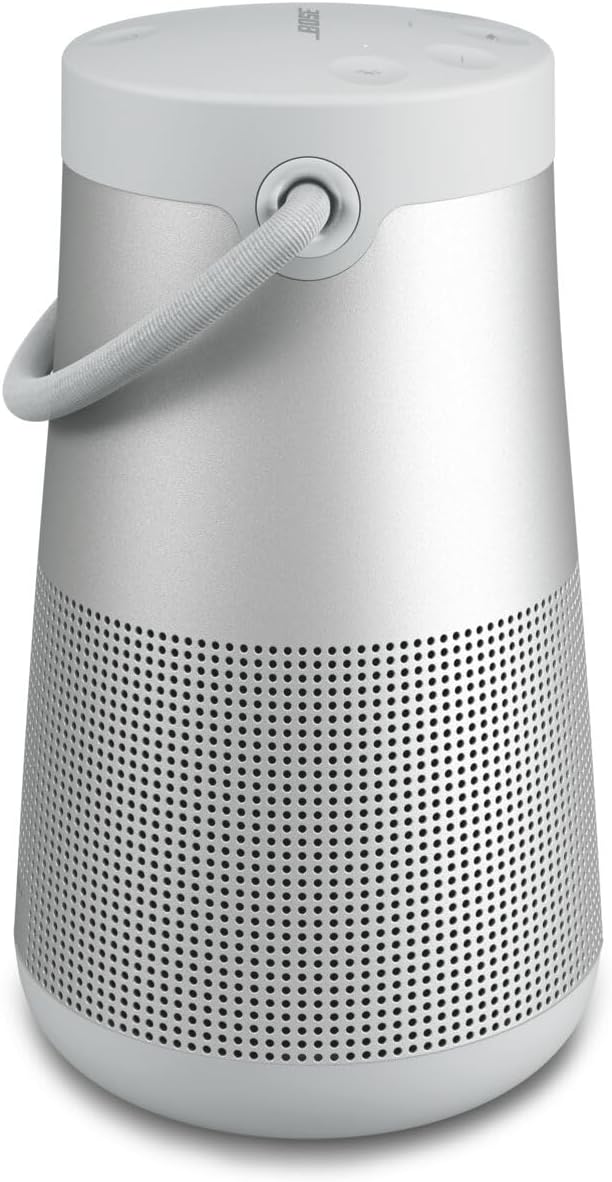 Bose SoundLink Revolve+ (Series II) Bluetooth Speaker – Portable Wireless Speaker with 360° Sound, Microphone, Water-Resistant, Long-Lasting Battery, Handle – Black