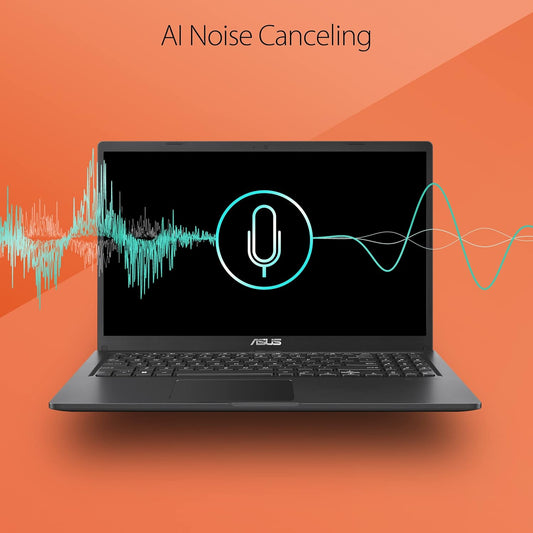 ASUS Vivobook 15 F1500EA Slim Laptop – 15.6” FHD, Intel Core i3-1115G4, 4GB RAM, 128GB NVMe SSD, Windows 11 Home in S Mode, Indie Black