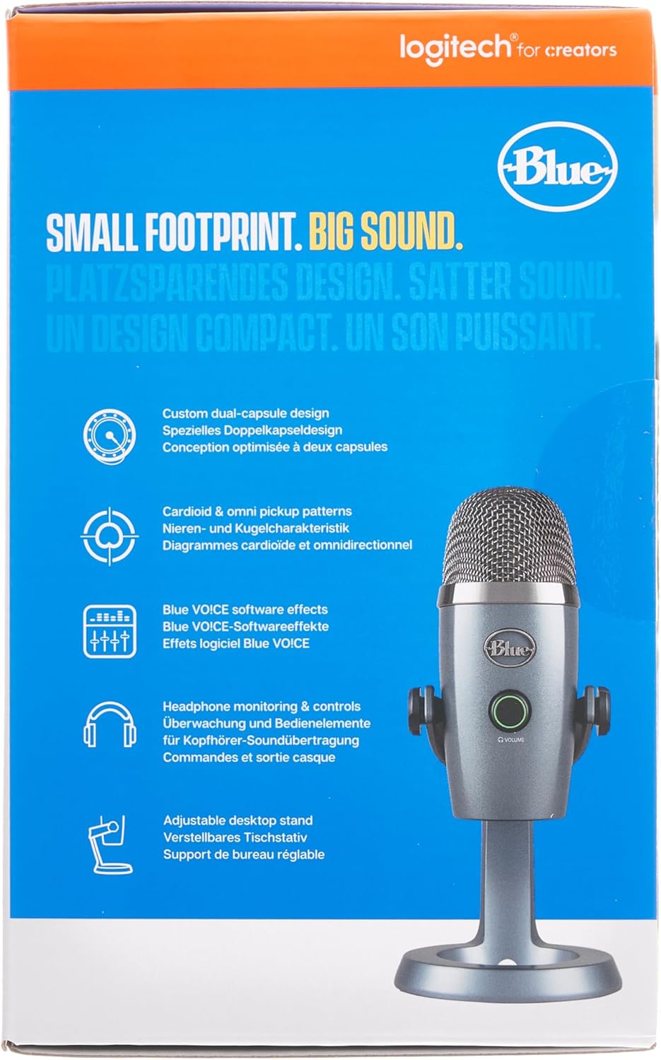 Yeti Nano USB Microphone – Shadow Grey Professional Sound for Gaming, Streaming, Podcasting, and More | Plug & Play | PC & Mac Compatible