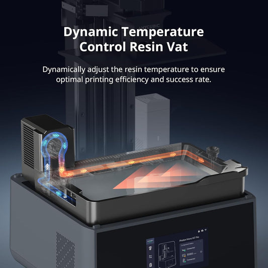 ANYCUBIC Photon Mono M7 Pro & Wash and Cure 3 Plus Bundle – High-Resolution Resin 3D Printer with Fast Printing, Auto Resin Feeding, and Post-Processing Station