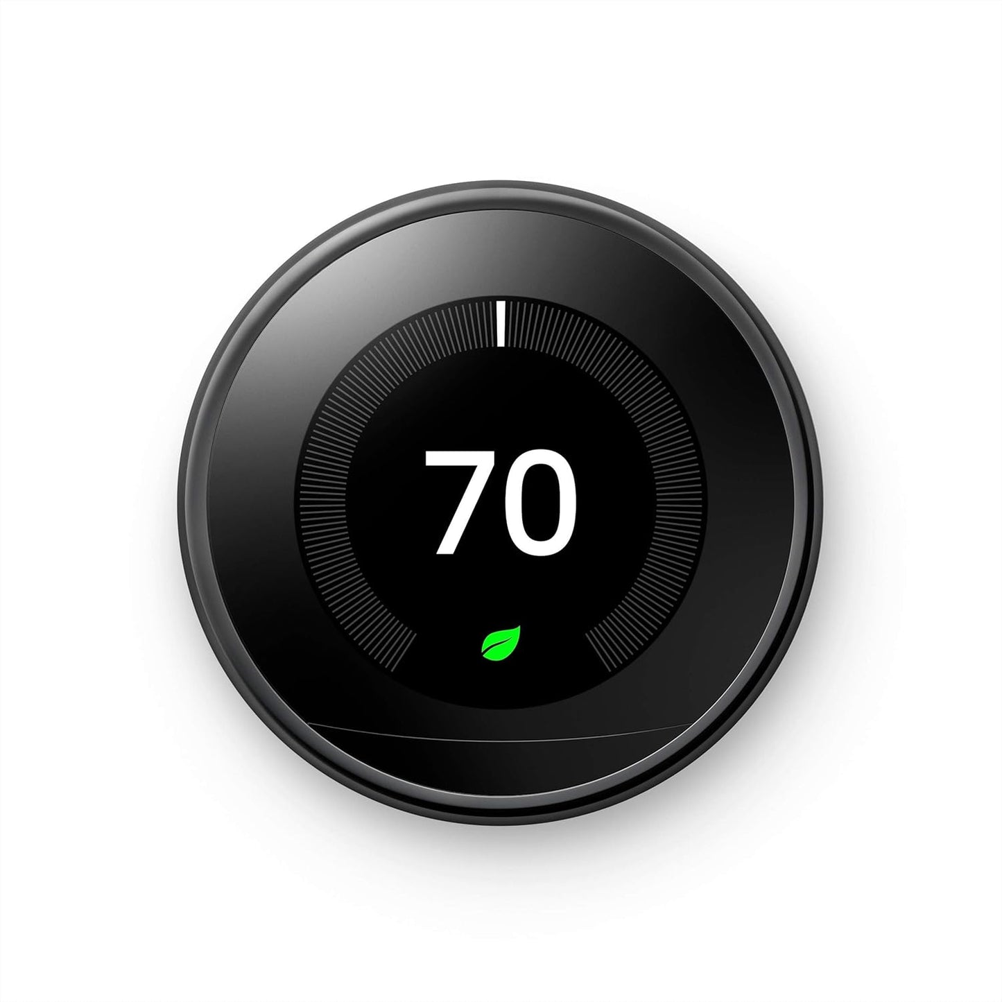 Google Nest Learning Thermostat 3rd Generation (2015) – Smart Programmable Wi-Fi Thermostat for Home, Works with Alexa, Stainless Steel