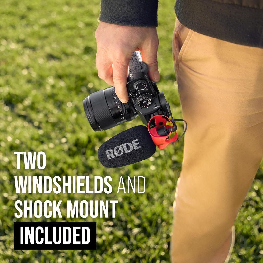 RØDE VideoMicro II Ultra-Compact On-Camera Shotgun Microphone Ideal for Cameras & Mobile Devices | High-Quality Audio Capture | Compact & Lightweight Design