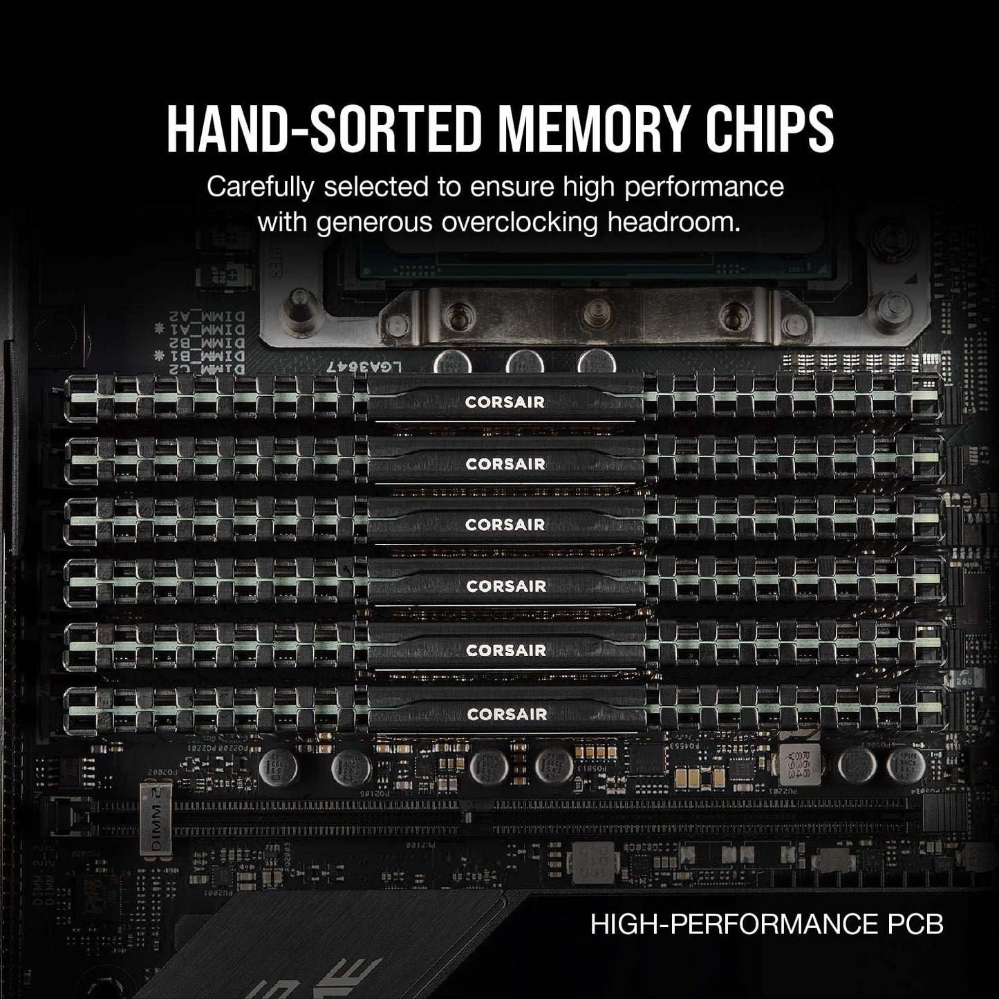 Corsair VENGEANCE LPX 32GB (2x16GB) DDR4 DRAM 3200MHz C16 Desktop RAM – CL16-20-20-38, 1.35V, Intel & AMD Compatible, High-Performance Memory Module – Black (CMK32GX4M2E3200C16)