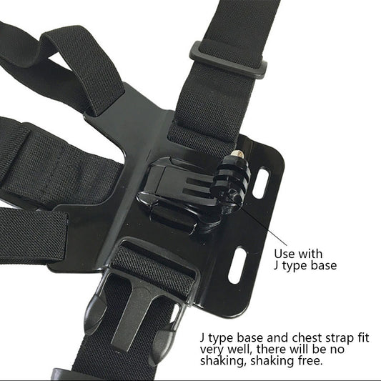 Mobile Phone Chest Mount Harness Strap Holder