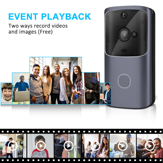 2.4G Smart Video Doorbell – Wireless Security Camera