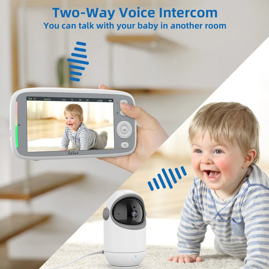TakTark 5-Inch Wireless Video Baby Monitor – Ultimate Baby Safety Companion