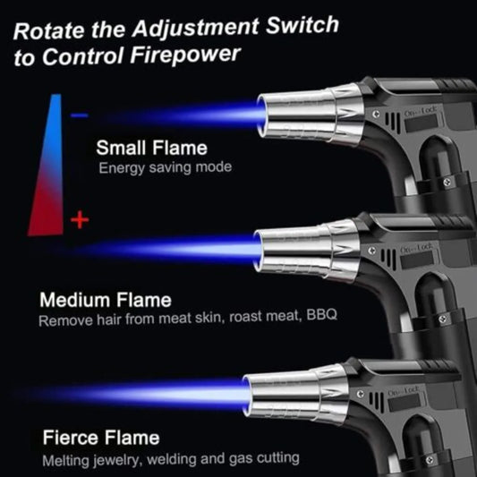 Blow Torch Lighter – Refillable Butane Gas Micro Welding & Soldering Tool