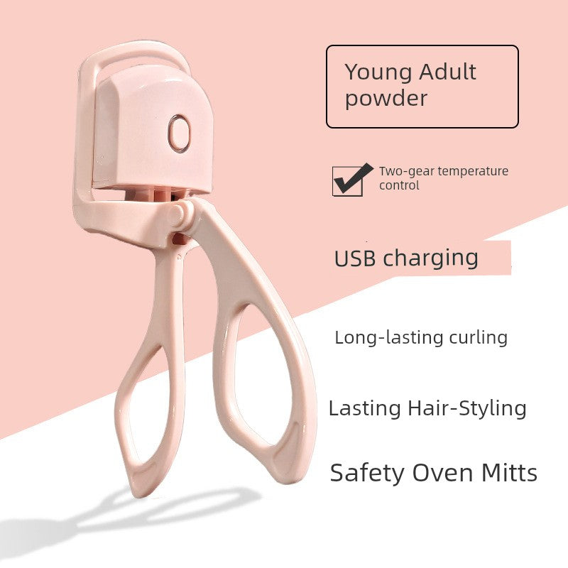 Electric Eyelash Curler – Heated Perming Tool for Long-Lasting Curls | Wide-Angle Clip & Fast Heating