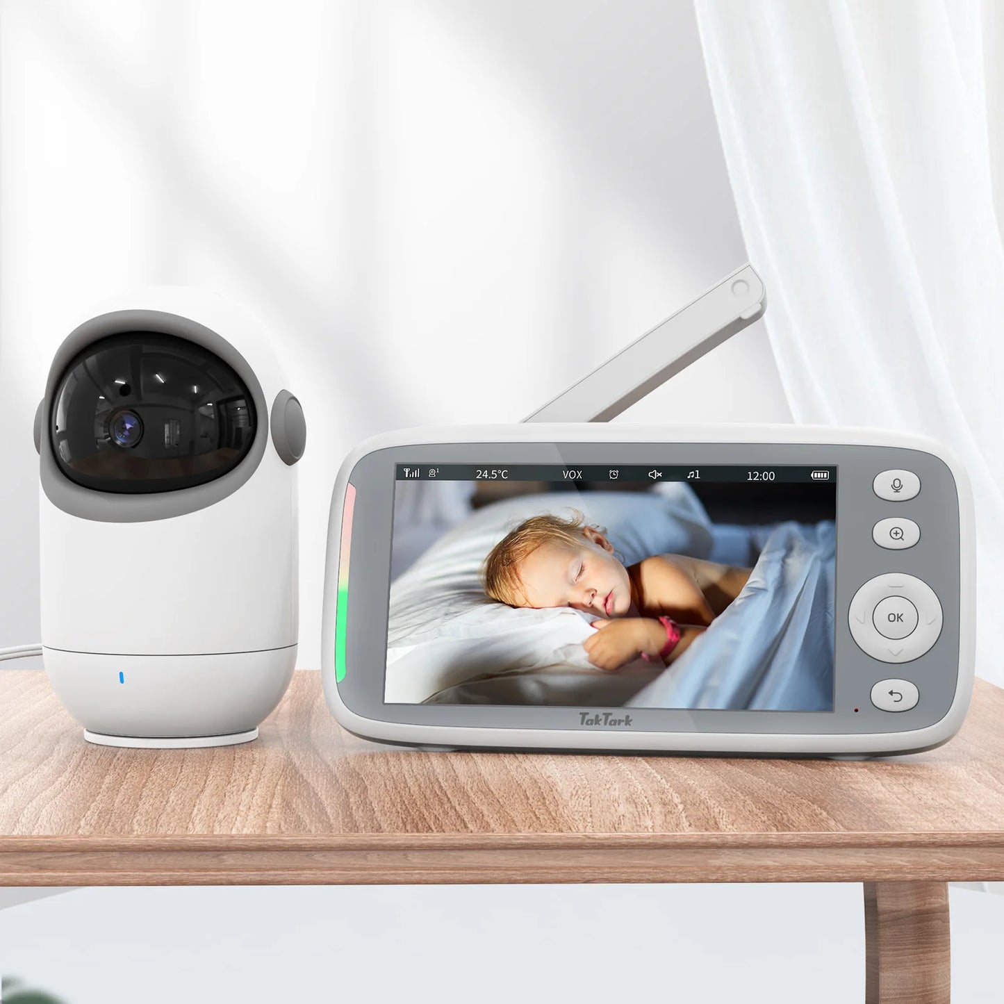 TakTark 5-Inch Wireless Video Baby Monitor – Ultimate Baby Safety Companion