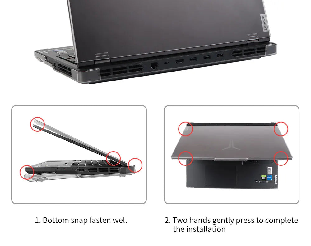 Matte Transparent Protective Case for Lenovo Legion Pro 5 / Slim 5 (2024/2023)