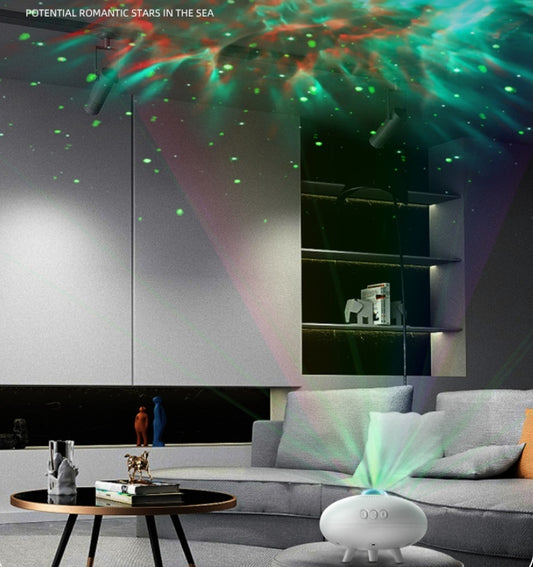 UFO Star Light Colorful Projection Lamp – Mesmerizing Galaxy Projector
