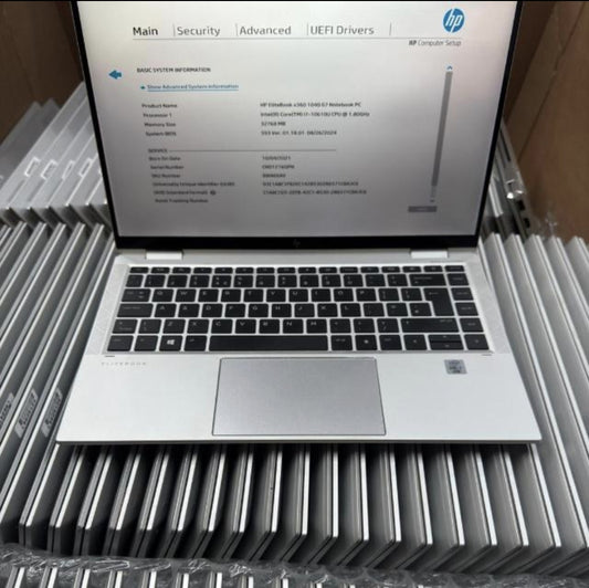 HP ELITEBOOK G8 X360 i7-11th 14" JOBLOT X5 WHOLESALE