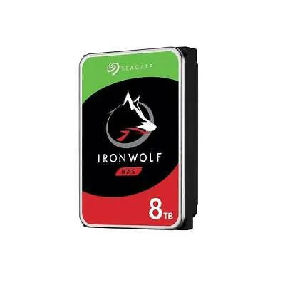8TB SEAGATE IRONWOLF PRO 3.5", 7200 RPM 256MB CACHE