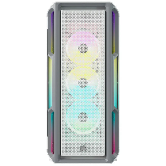 CORSAIR iCUE 5000T RGB MID TOWER GAMING CASE - WHITE