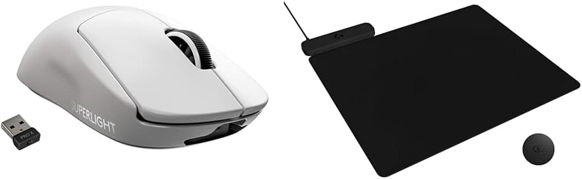 PRO X SUPERLIGHT Wireless Gaming Mouse, Ultra-Lightweight, HERO 25K Sensor, 25,600 DPI, 5 Programmable Buttons, Long Battery Life, Compatible with PC / Mac - Black