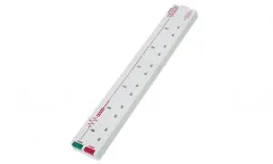 6 Socket 2m Surge Protector