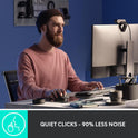 Logitech MX Master 3S Wireless Performance Mouse – 8K DPI, Ultra-Fast Scrolling, Quiet Clicks, USB-C, Bluetooth, Track on Glass – Graphite (Windows, macOS, Linux, Chrome OS)