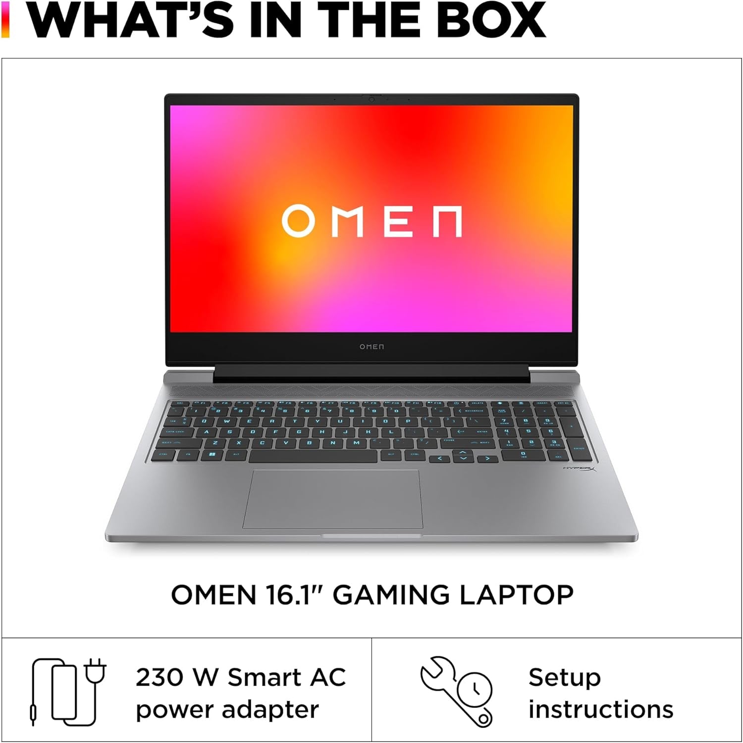 OMEN 16 Inch Laptop, FHD 144Hz Display, Intel Core I7-14700Hx, 16 GB RAM, 512 GB SSD, NVIDIA Geforce RTX 4060 GPU (8 GB Dedicated), Windows 11 Home, 16-Ae0009Nr (2024)