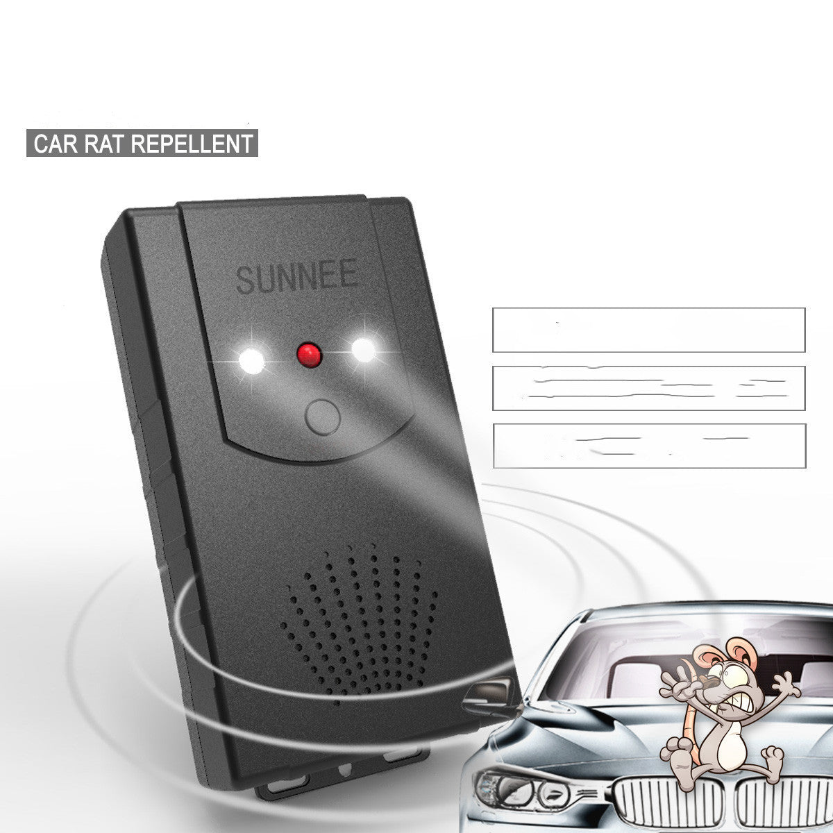 Car Mouse Repeller – Microwave Electronic Rodent Deterrent