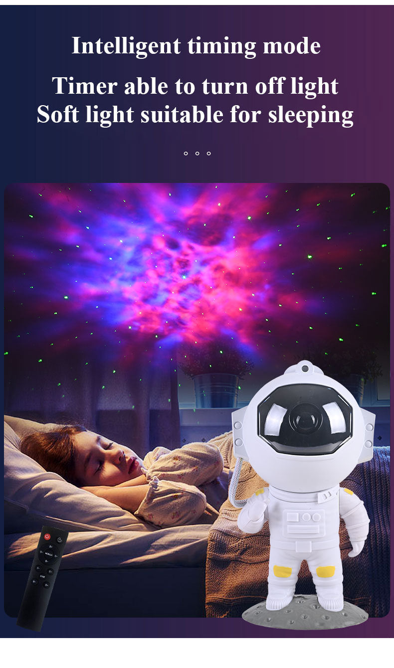 Astronaut Galaxy Star Projector – Starry Sky Night Light