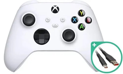 XBOX Wireless V2 WHITE + Cable