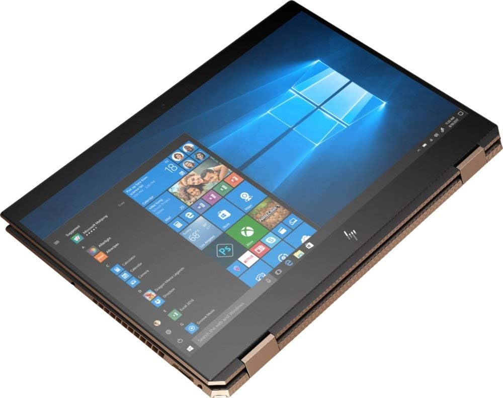 2019 HP Spectre x360 15t 2-in-1 Laptop – 15.6" 4K AMOLED Touch, Intel Core i7-9750H, 16GB RAM, 1TB SSD, GTX 1650, Windows 10 Pro, Dark Ash