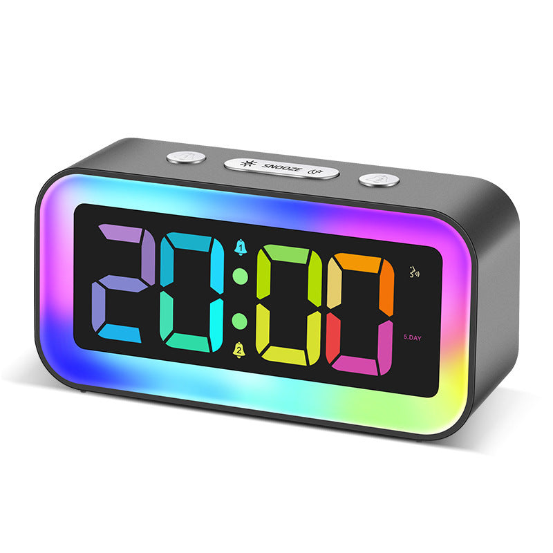 RGB Colorful Seven-Color Night Light – Modern & Creative Ambiance Lighting