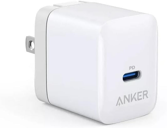 Anker PowerPort III 20W USB-C Fast Wall Charger – Compact Foldable Plug for iPhone 16 Series, Galaxy, Pixel, iPad – Quick Charging Adapter (Cable Not Included), A2631