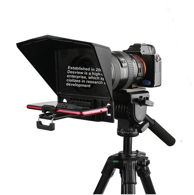 Portable Small Cell Phone Teleprompter – Perfect for Video Recording & Live Streaming