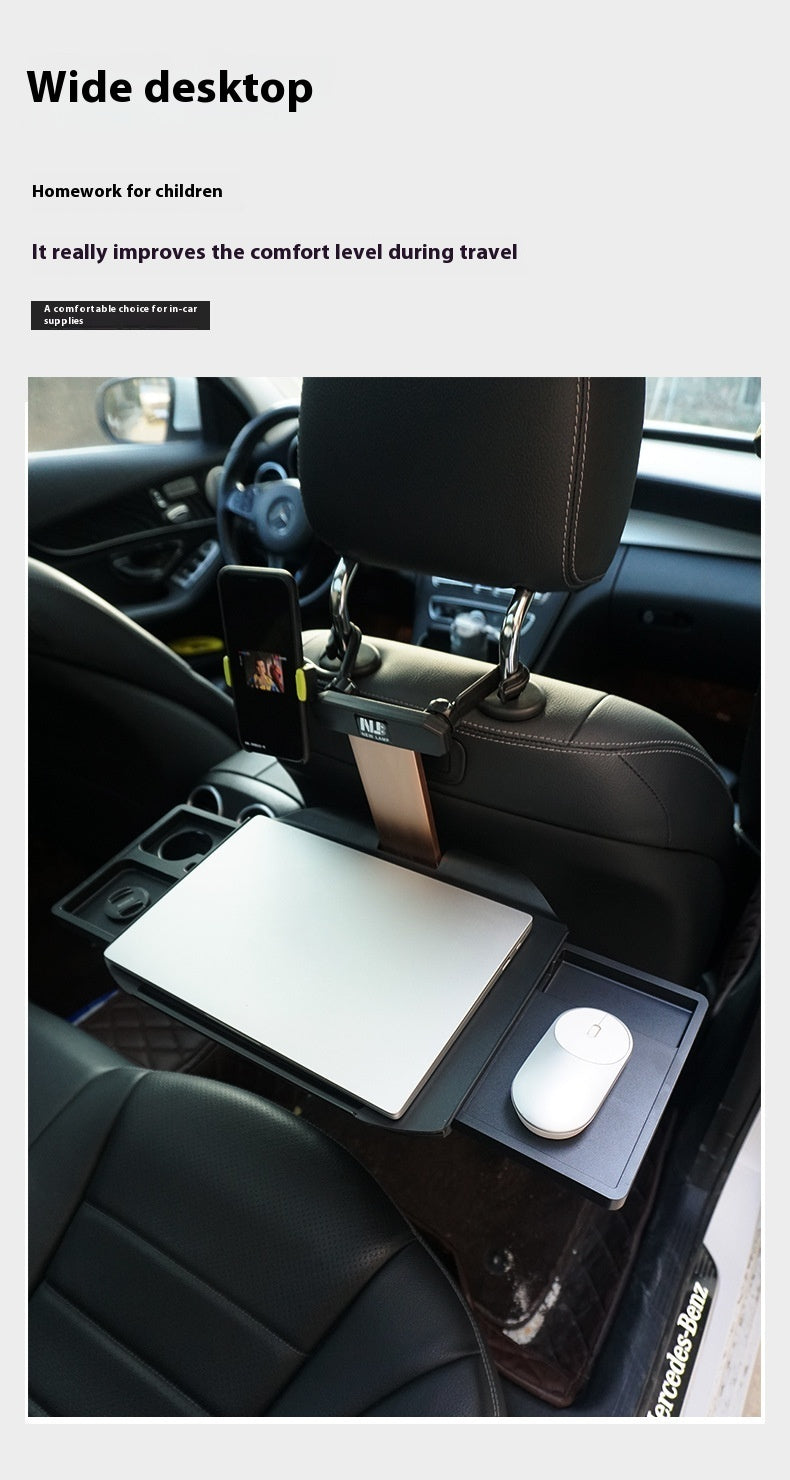 Car Dining Table & Laptop Stand – Rear Seat Folding Tray