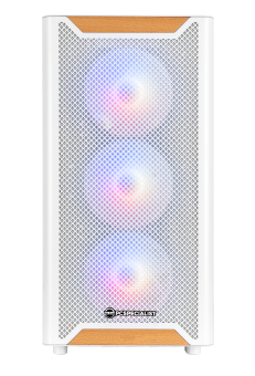 PCS AEGIS WHITE ARGB MID TOWER CASE