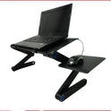 Bed Desk Lazy Aluminum Folding Small Table Cooling Laptop Desk Stand