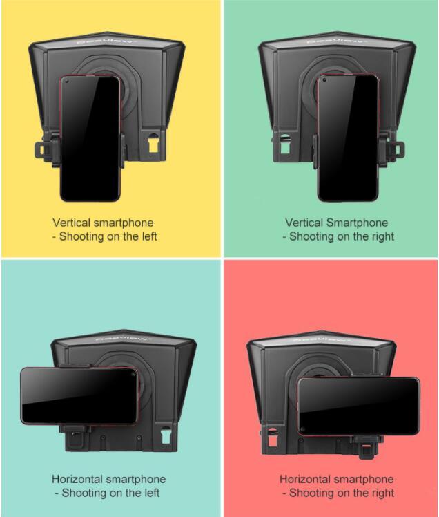 Portable Small Cell Phone Teleprompter – Perfect for Video Recording & Live Streaming