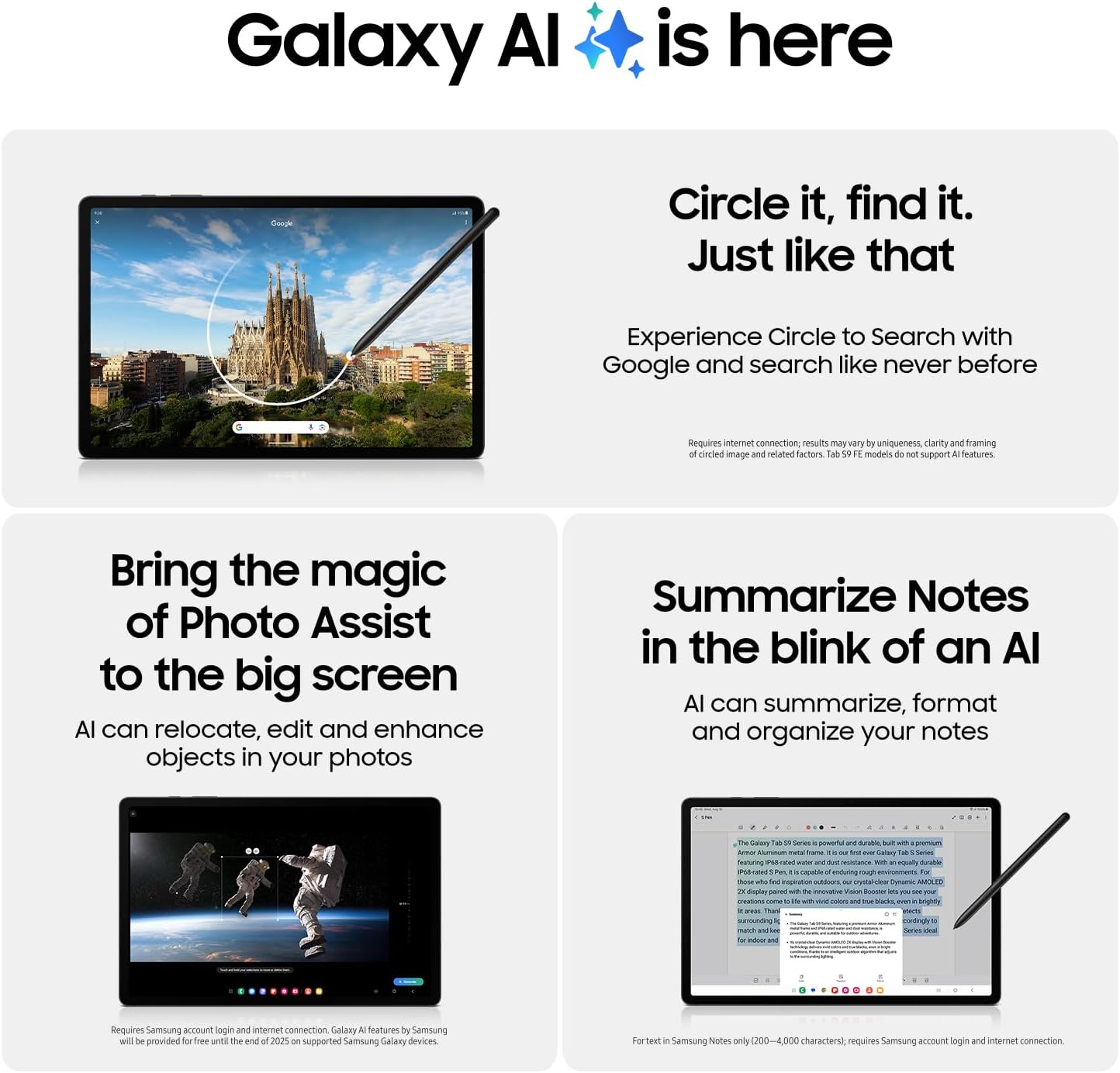 Samsung Galaxy Tab S9 11” Tablet – 128GB WiFi 7, Snapdragon 8 Gen 2, AMOLED Display, S Pen Included, Long Battery Life, Durable Design, Auto Focus Camera, US Version, 2023 – Graphite