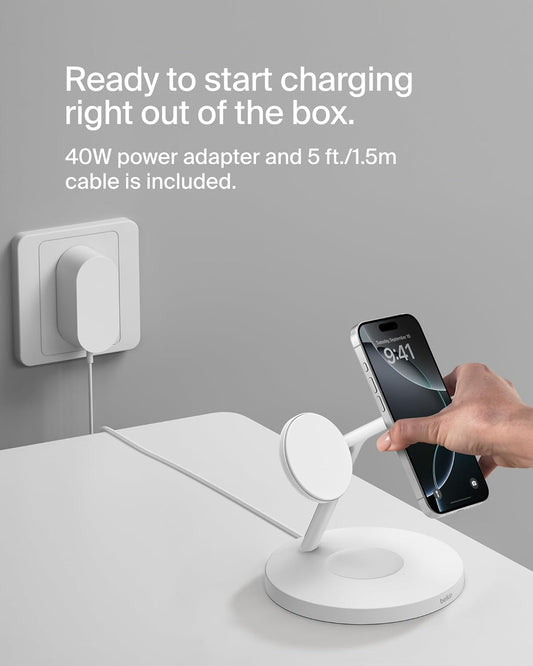 Belkin 3-in-1 MagSafe Wireless Charger for Apple – Black