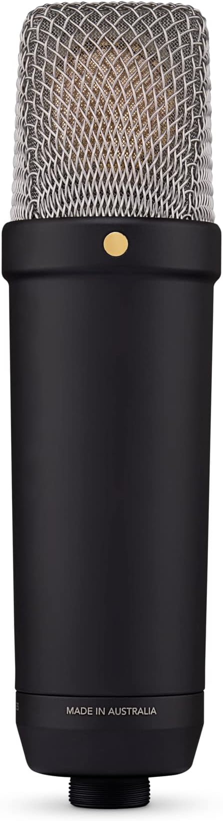 RØDE NT1 5th Generation Studio Condenser Microphone – Large-Diaphragm Mic with XLR & USB Outputs, Shock Mount & Pop Filter – For Music, Vocals, Podcasting (Black)