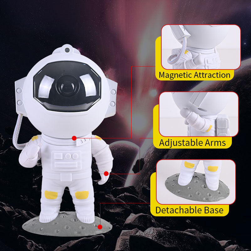 Astronaut Galaxy Star Projector – Starry Sky Night Light