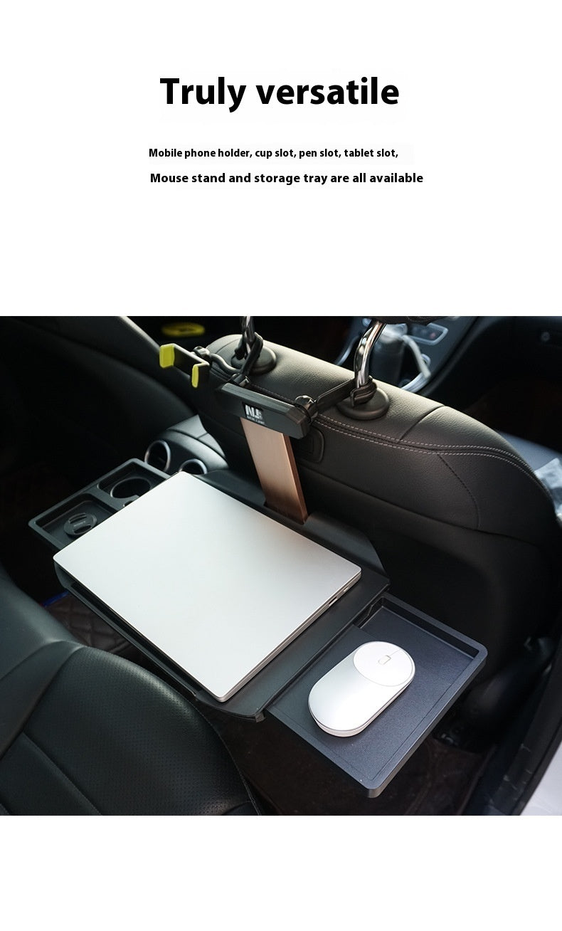 Car Dining Table & Laptop Stand – Rear Seat Folding Tray