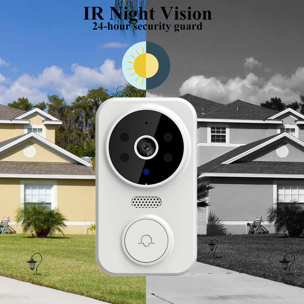 Wifi Smart Video Doorbell Camera Night Vision Smart Visual Doorbell Wireless Visual Intercom Doorbell Surveillance Home Security