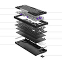 Akko 5075B Plus 75% Mechanical Gaming Keyboard Black & Silver ISO-UK Hot Swap Side LED RGB Multi-Modes 2.4GHz /USB Type-C/BT 5.0