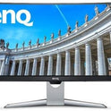 BenQ EX3501R 35" Ultrawide QHD Curved Monitor – 100Hz Refresh Rate, AMD FreeSync, Brightness Intelligence Plus, USB-C, HDMI, DisplayPort, for Gaming and Entertainment