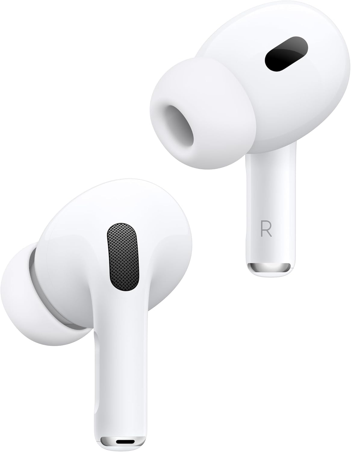 Apple AirPods Pro (2nd Generation) with USB-C – Wireless Bluetooth Earbuds with Up to 2X Active Noise Cancellation, Adaptive Audio, Transparency Mode, Personalized Spatial Audio
